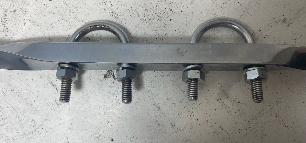 Harley-Davidson Sportsters Chrome Twisted Highway Bar Double Loop without Pegs