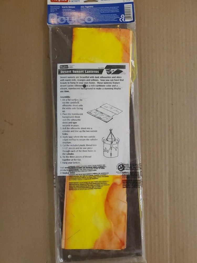 ROYLCO DESERT SUNSET LANTERN 12 PROJECTS