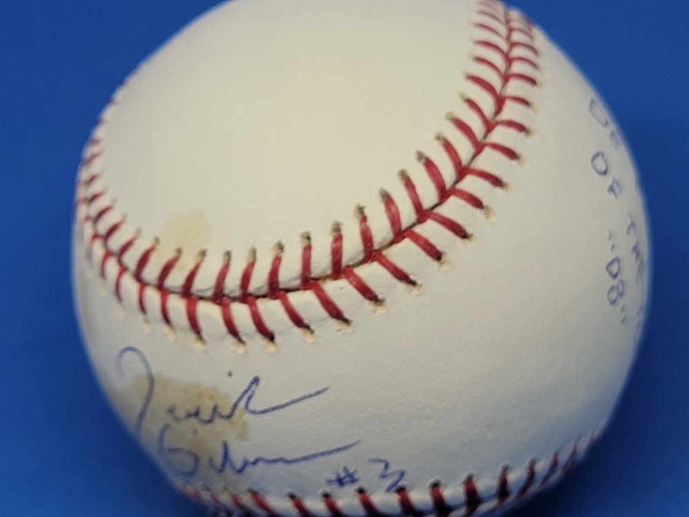 DERRICK GIBSON RAWLINGS OFFICIAL AUTO AUTOGRAPHED SIGNED BASEBALL MLB