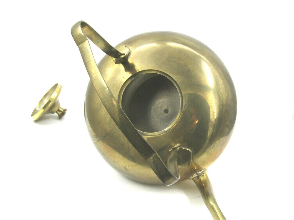 Brass Vintage Tea-kettle Pot 8" home Décor