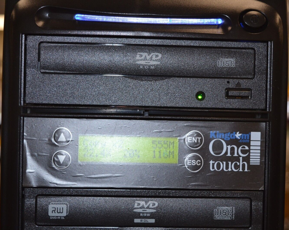 Kingdom One Touch 2 Copy DVD/CD Duplicator | High-Speed