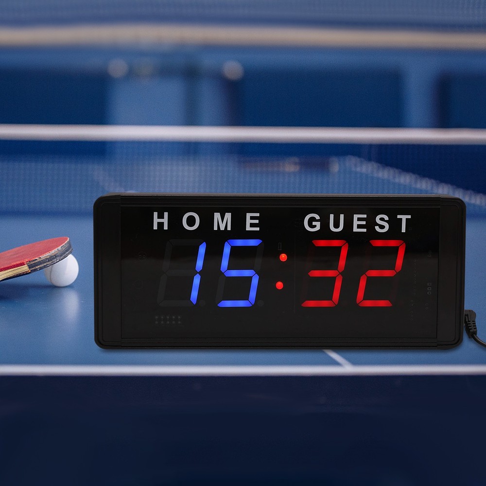 Modern Portable Tabletop Electronic Digital Scoreboards, Led Scoreboard Black