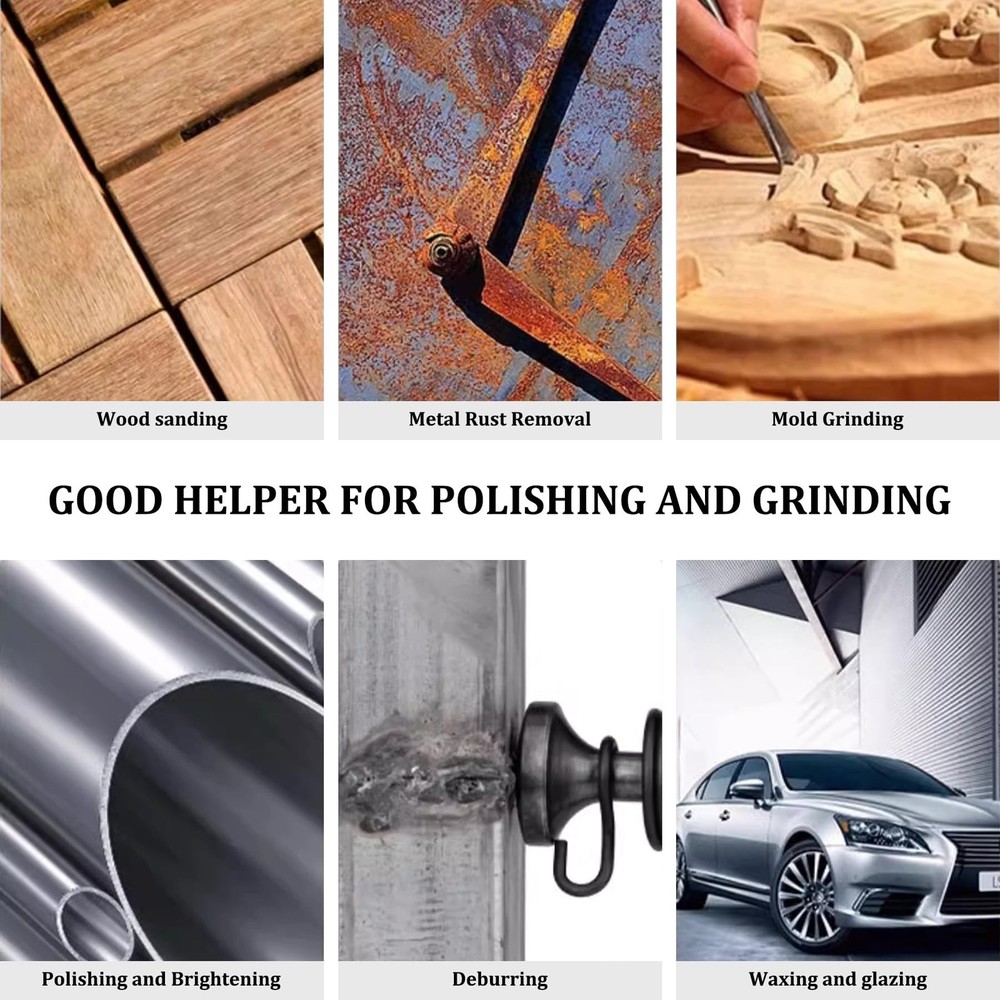 5 inch Pneumatic Orbital Sander, Air Sander with Hook and Loop Sanding Pad fo...