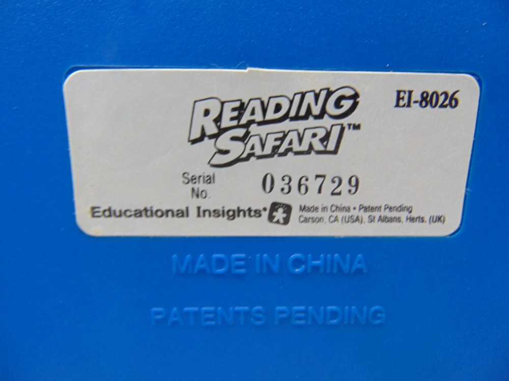 Educational Insights EI-8026 Reading Safari Learning Electronic Module In Box