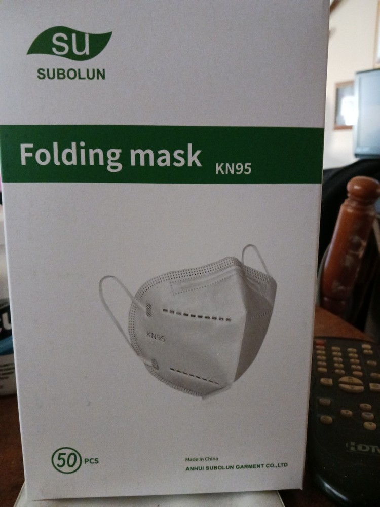Subolun KN95 Folding Mask (50PK)