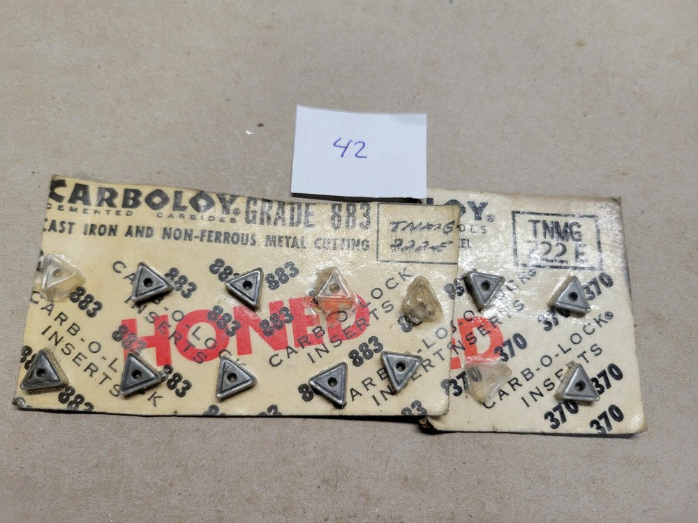 Carboloy TNMG 222 E inserts (10)