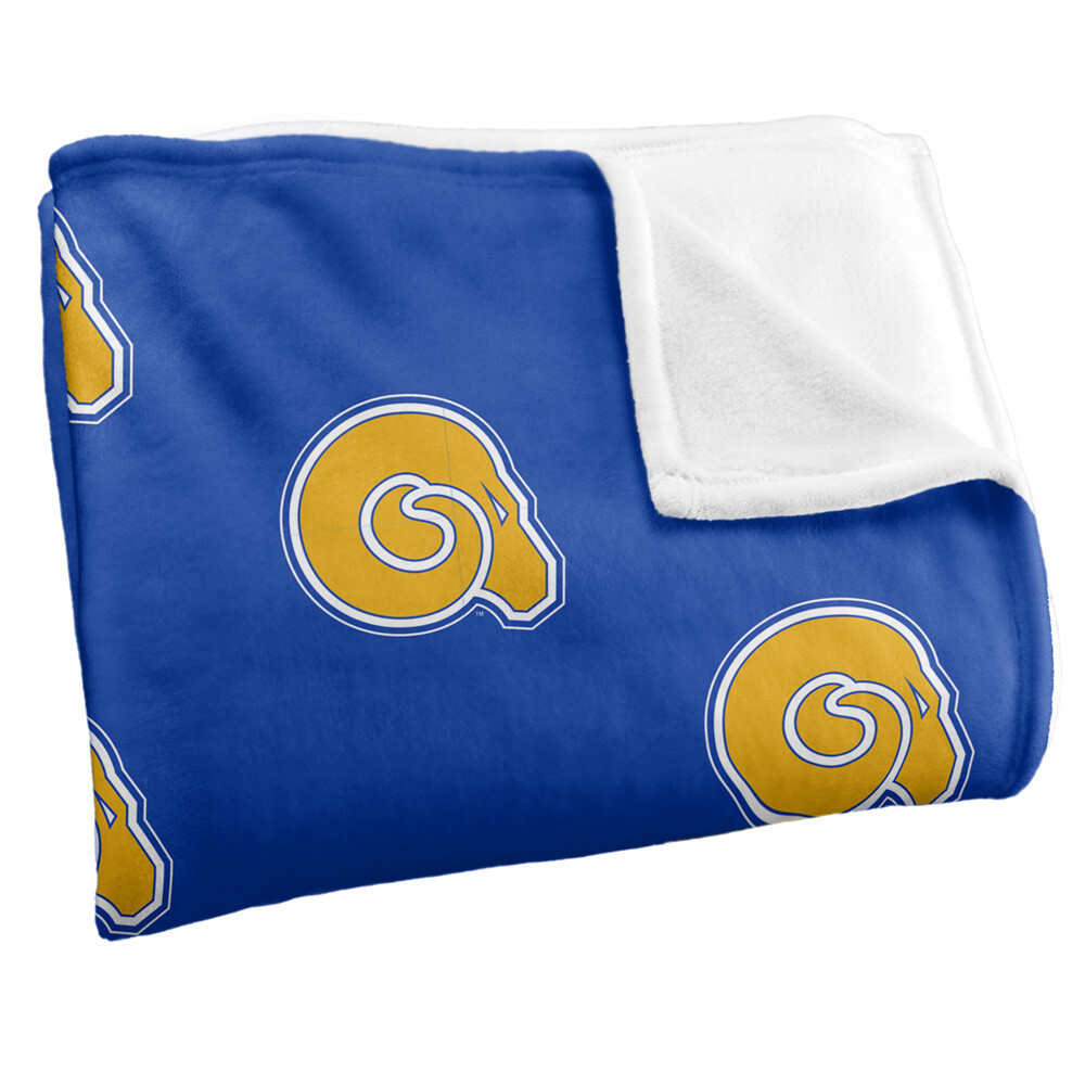 Albany State University Logo Pattern Silky Touch Super Soft Throw Blanket
