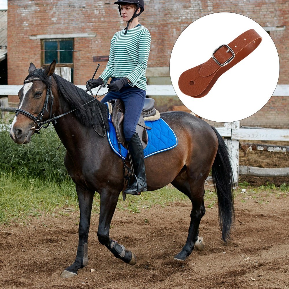 2 Pcs Boot Straps for Cowboy Boots Equestrian Adjustable Spur Belts