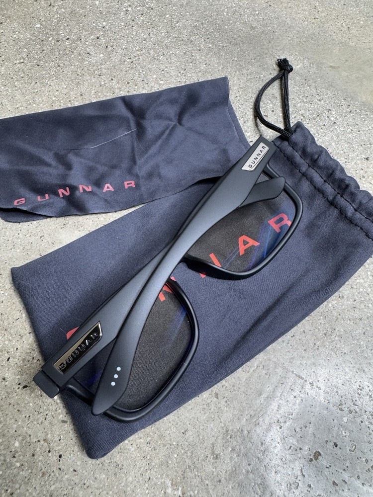 Gunnar Intercept Onyx Computer Screen Blue Light Reduction Glasses