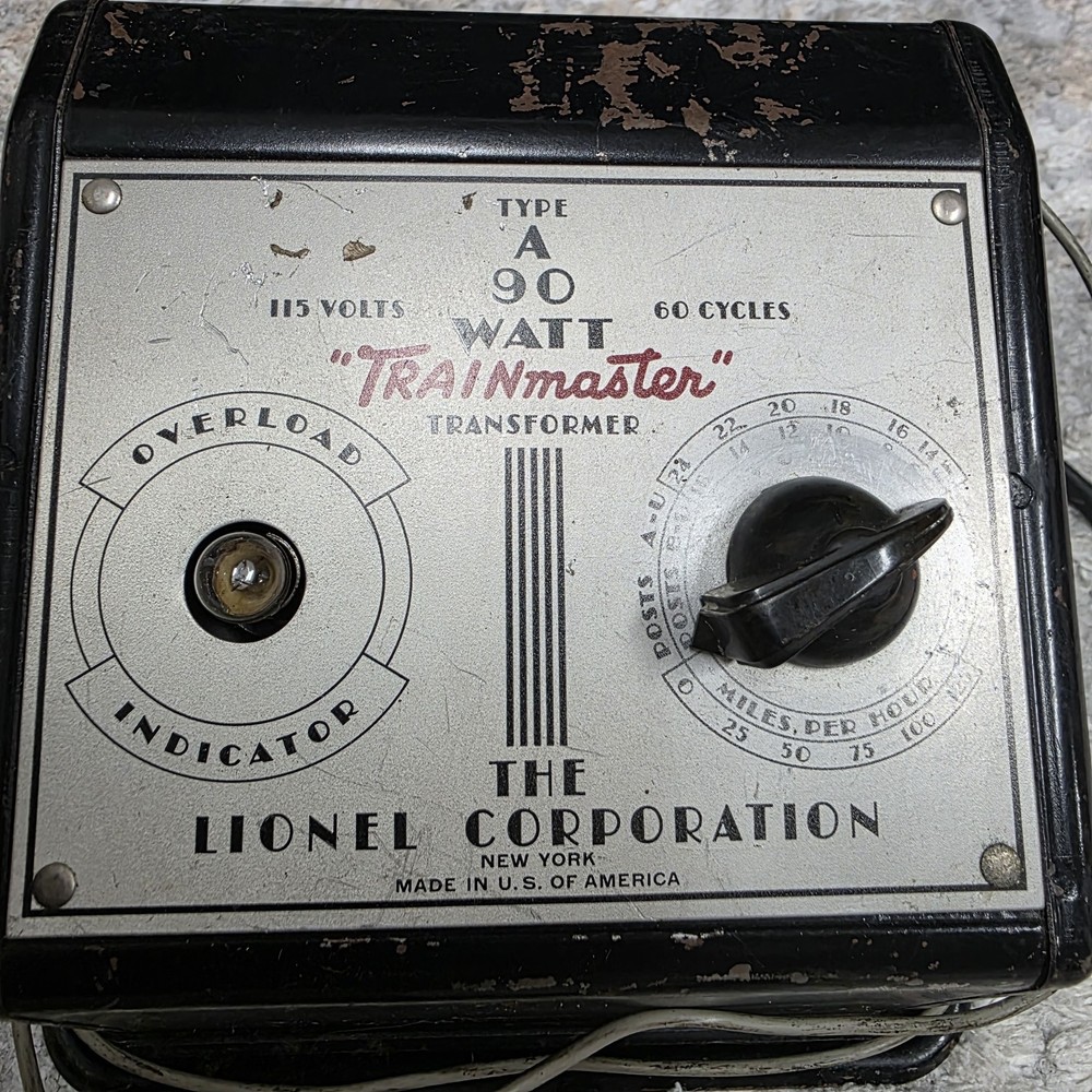 Lionel Type A Trainmaster Transformer 90W
