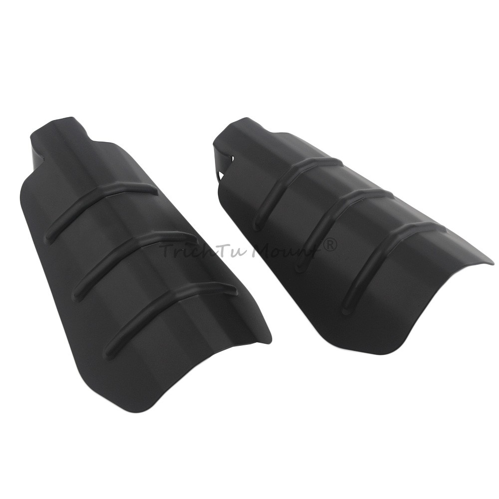 Black Handguards Hand Guards Protector Wind Deflector For Harley Touring Glide