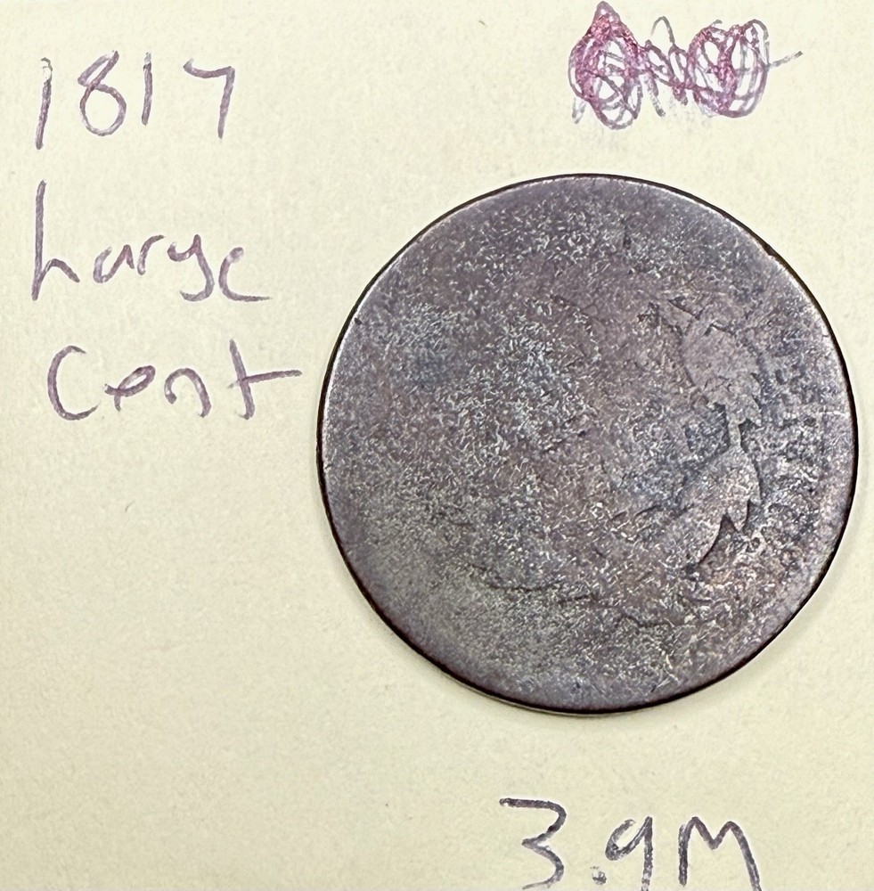 1817 Large Cent | Early U.S. Copper | Historic One-Cent Coin