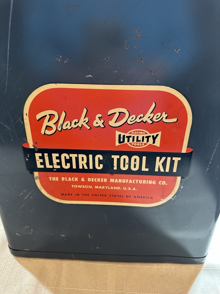Black & Decker Empty Electrical Tool Kit Case