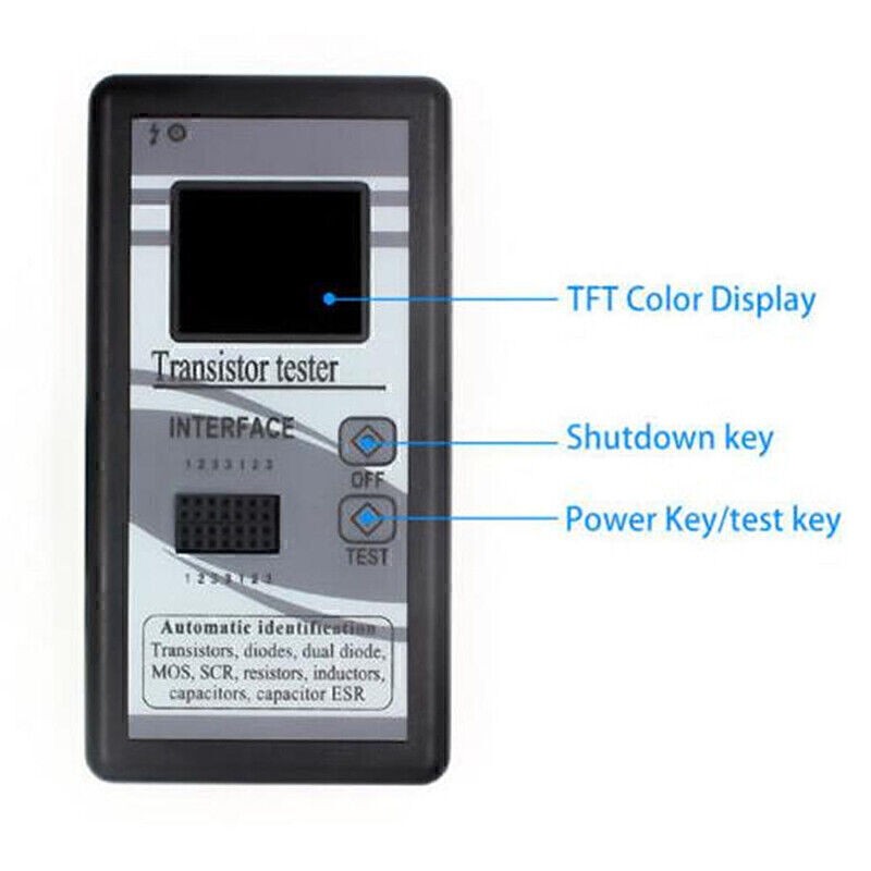 Digital Transistor Tester,M328 Multi-functional Capacitance Resistance Meter