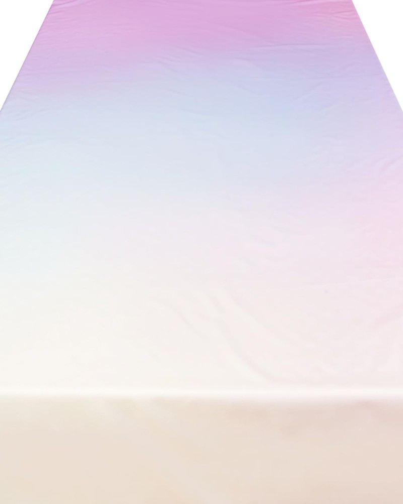 , Pastel Gradient Washable Tablecloth - 9 ft. | Party Decorations, Bacheloret...