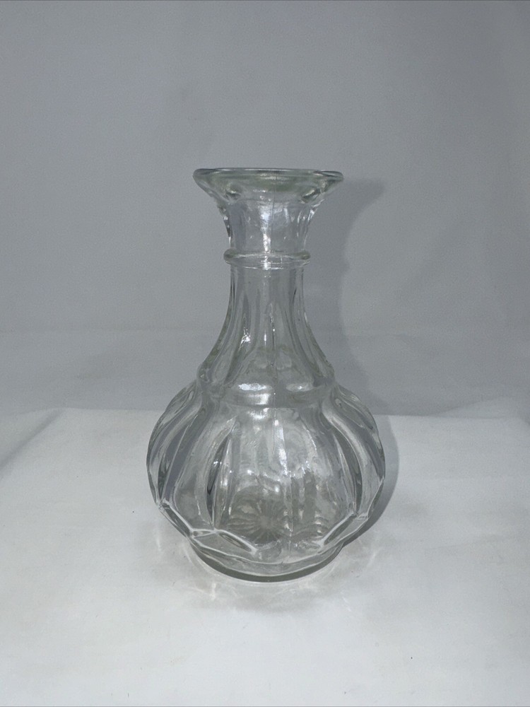 Vintage Clear 5-1/2" Glass Bud Vase