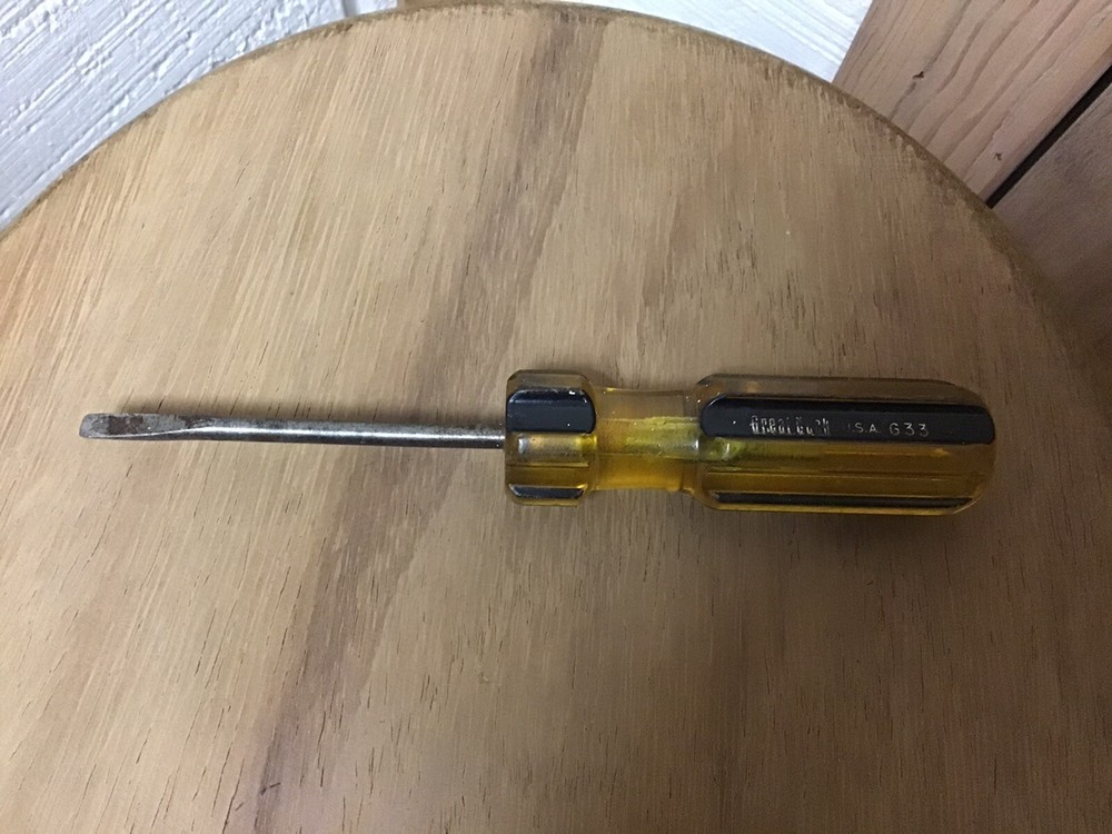 Great Neck Screwdriver Vintage GR33 Flat