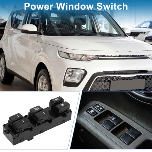 Power Window Switch Front Left Driver Side Window Control Switch for Kia Soul