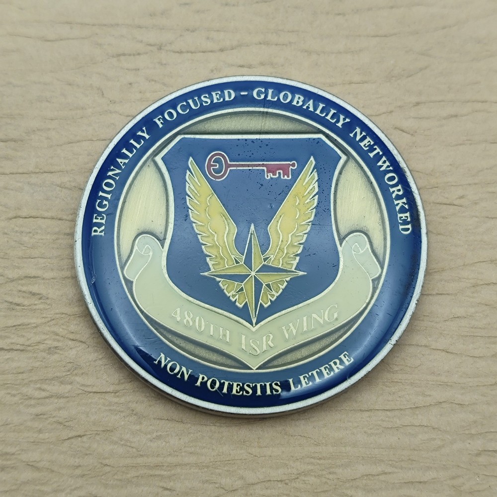 USAF 480th Isr Wing Challenge Coin