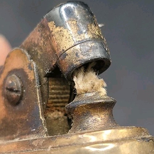 RONSON CROWN SILVERPLATED TABLE LIGHTER