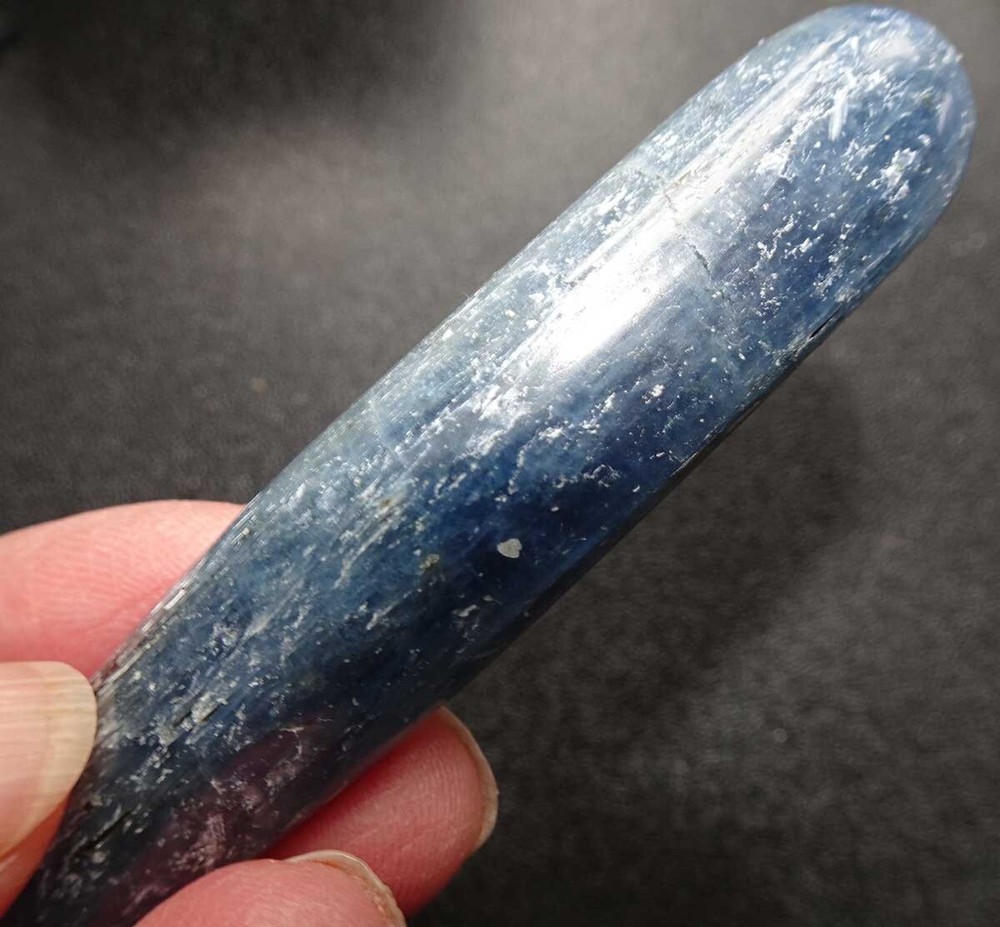 Blue Kyanite Polished Wand Reflex Point sc814a