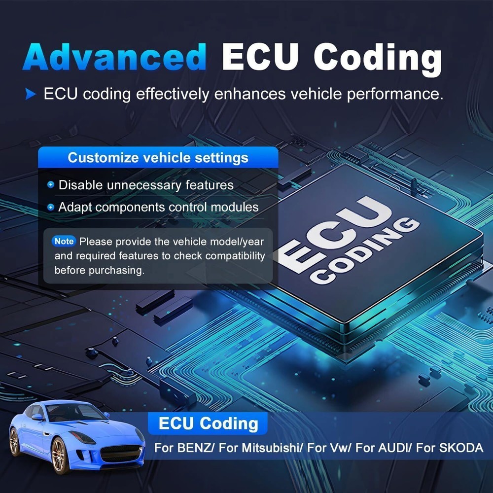 XTOOL D7S V2.0 Full System Bi-directional Scan Tool 36+ Services Key Coding FCA