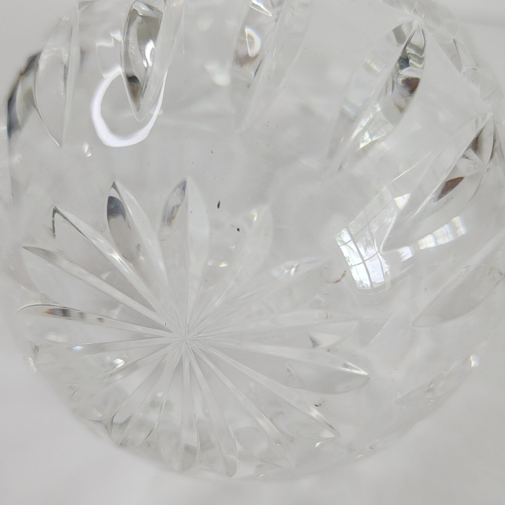 Small Round Leaded Crystal Vase