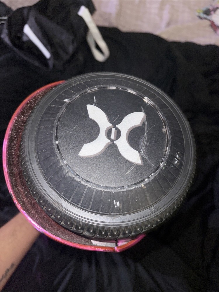 Good Working Hover Board (used) With Charger purple medium sized hover board