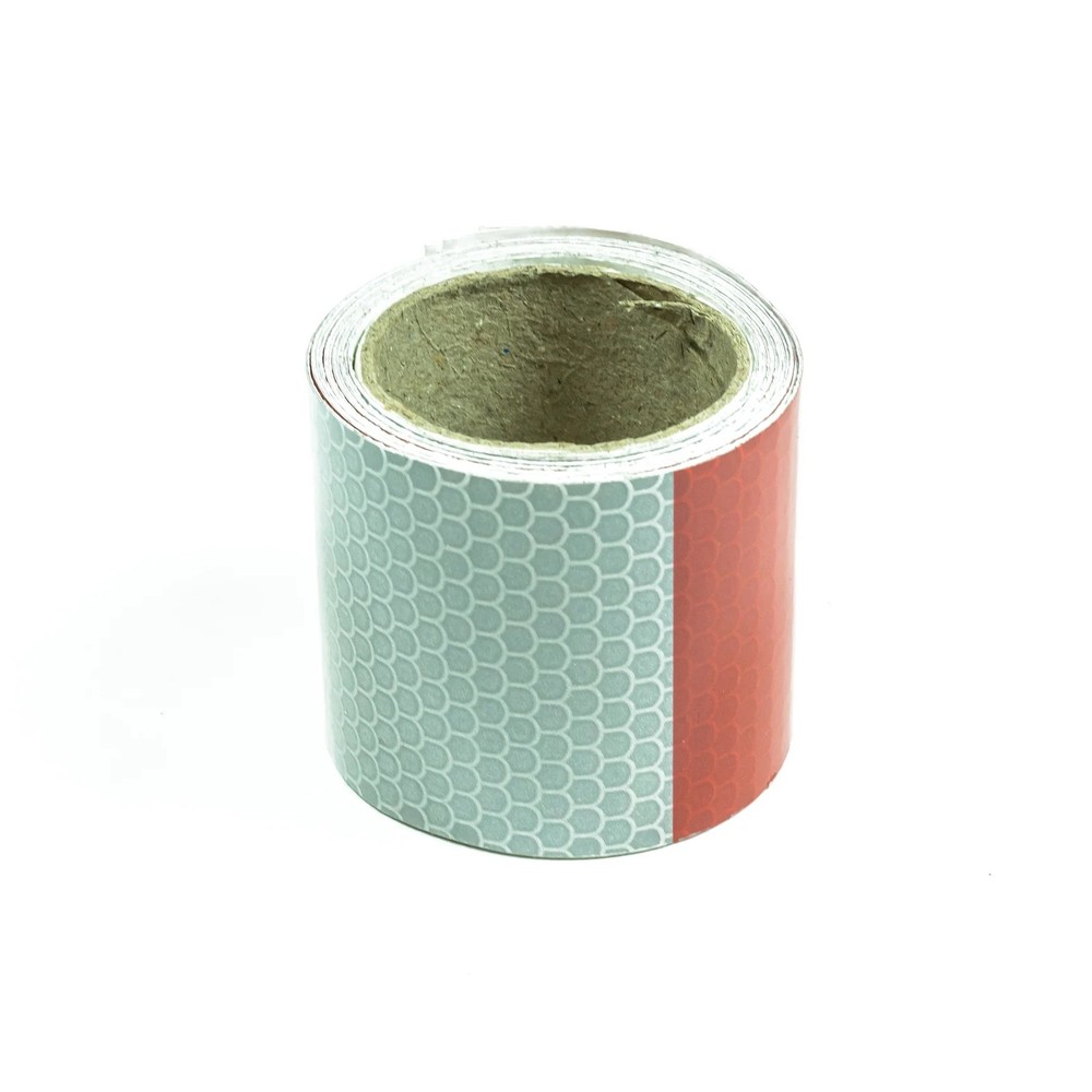 Promar Reflective Tape - Red/White 6 FT Roll-Dana