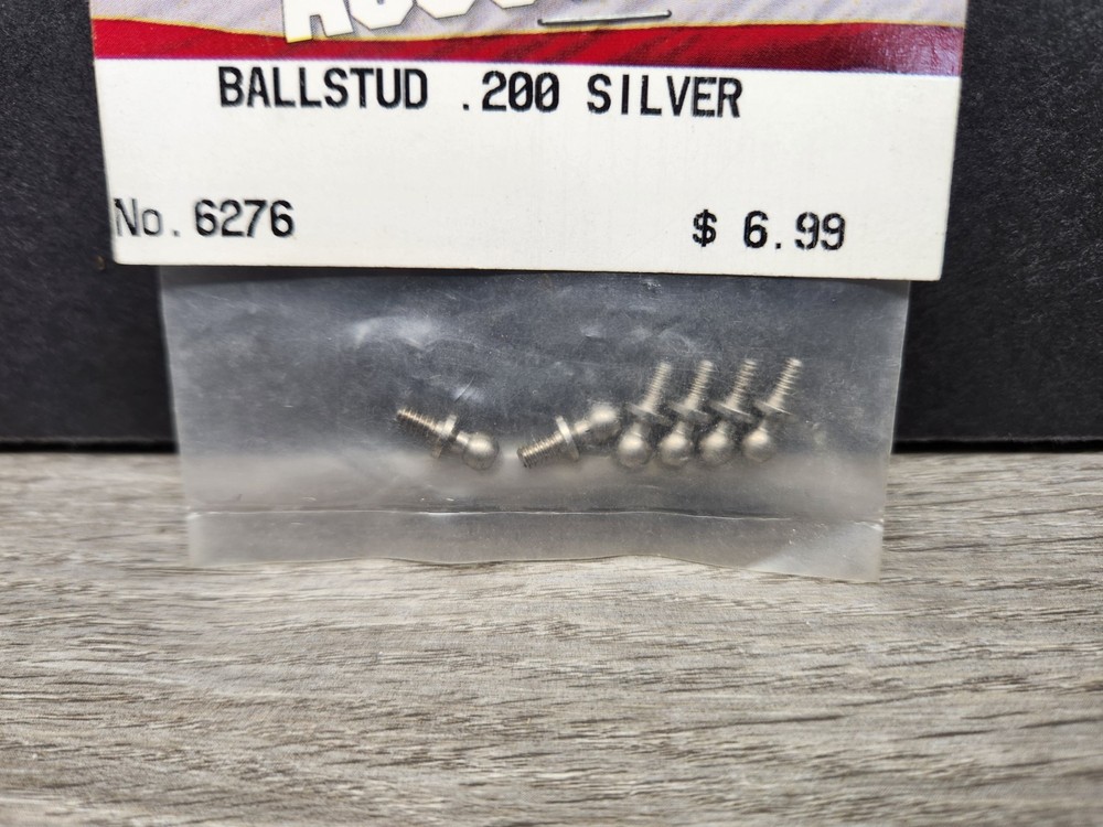 Team Associated 6276 BALLSTUD .200 SILVER Ball Stud New