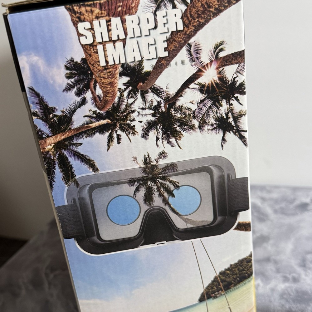 Sharper Image Virtual Reality VR Headset With Controller Platinum Series