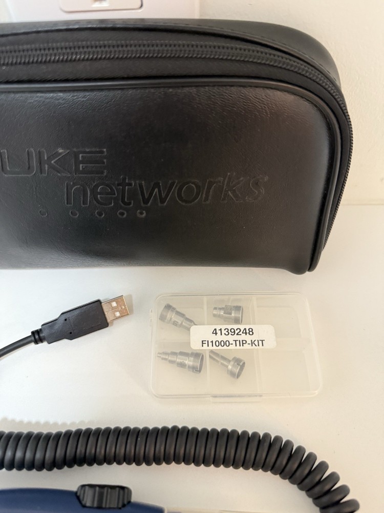 FLUKE FI-1000-KIT USB VIDEO PROBE & 4 TIP SET - SHIPS FAST