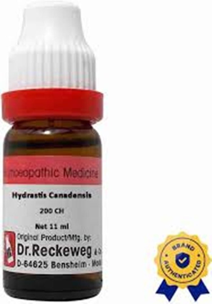 Reckeweg Germany Hydrastis Canadensis 200CH,11ml