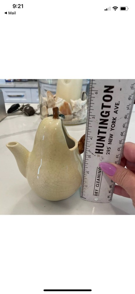 Vintage Porcelain Ceramic Pear Pitcher