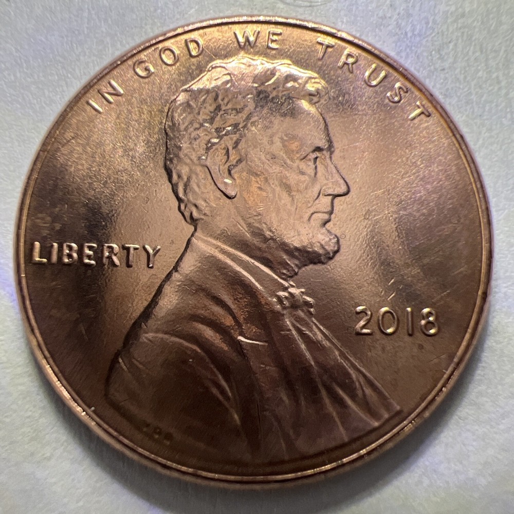 2018 P lincoln shield cent MS Shape.