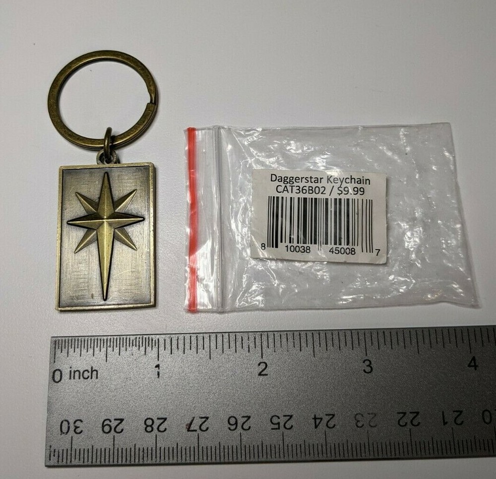 BattleTech Daggerstar Exclusive Reward, Metal, Rectangular, Gold Tone, Keychain