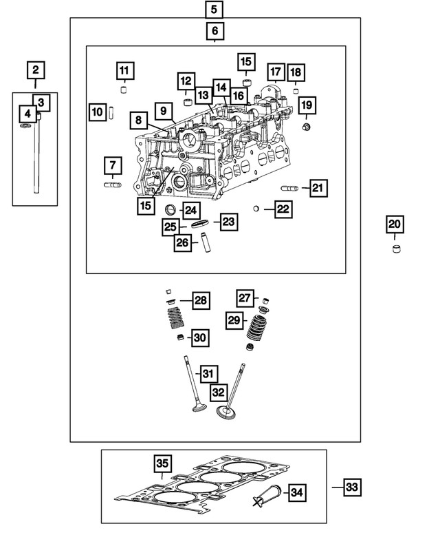 Genuine Mopar Double Ended Stud Mounting 6510073AA