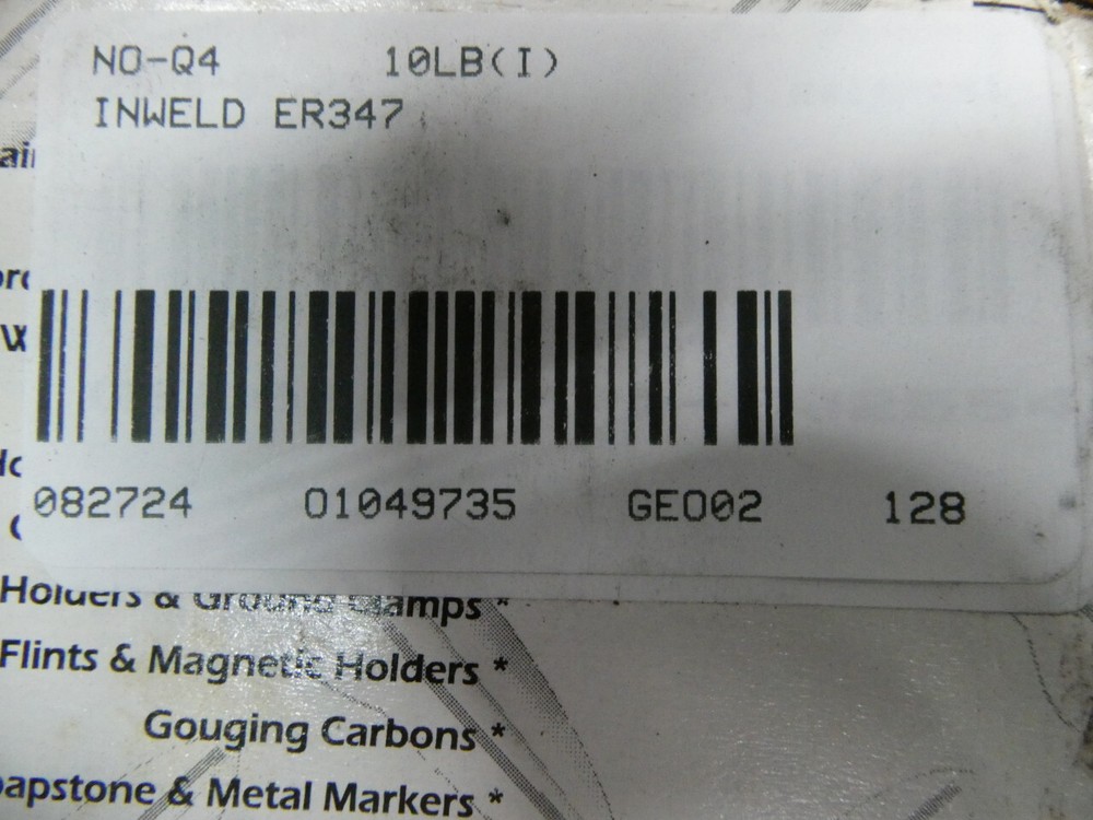 Inweld ER347 Electrode 3/32in 36in 10lb