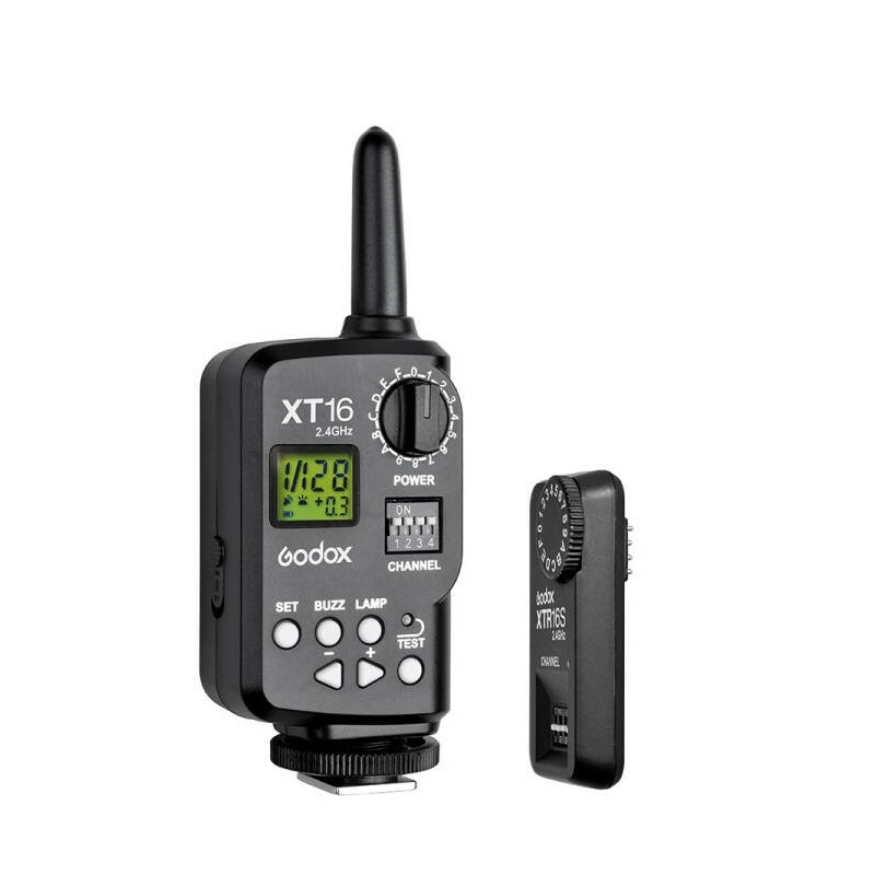 Godox XT-16S Wireless Flash Trigger Transmitter + Receiver XT16 XTR16S For Godox