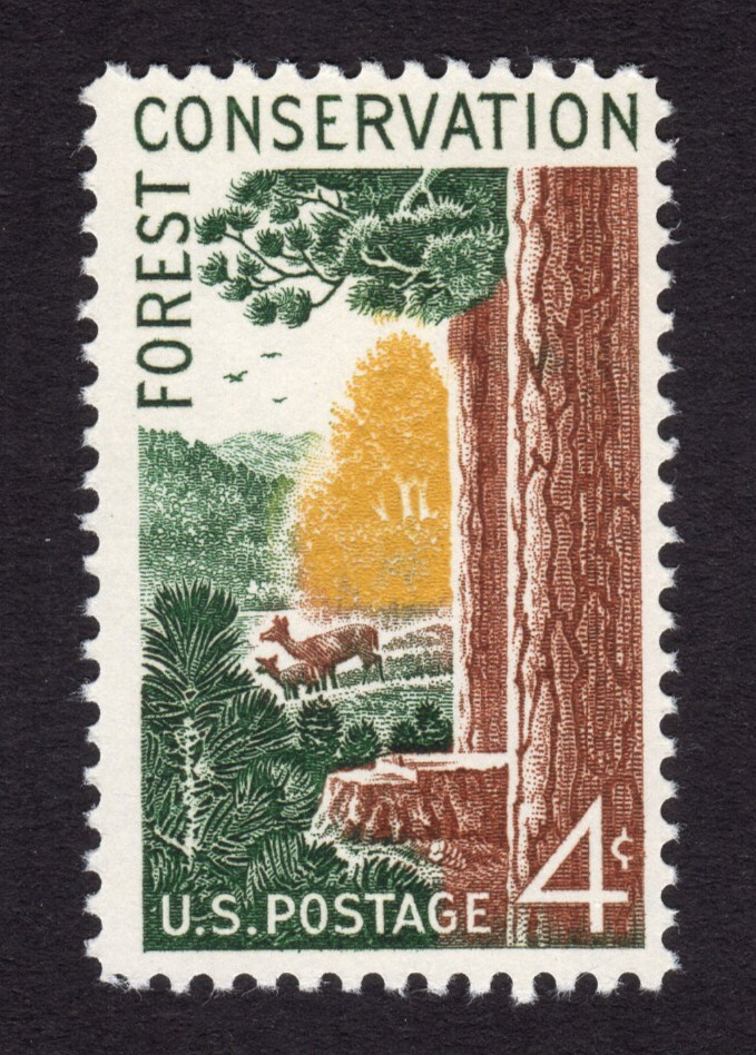 Scott #1122 Forest Conservation Single Stamp - MNH
