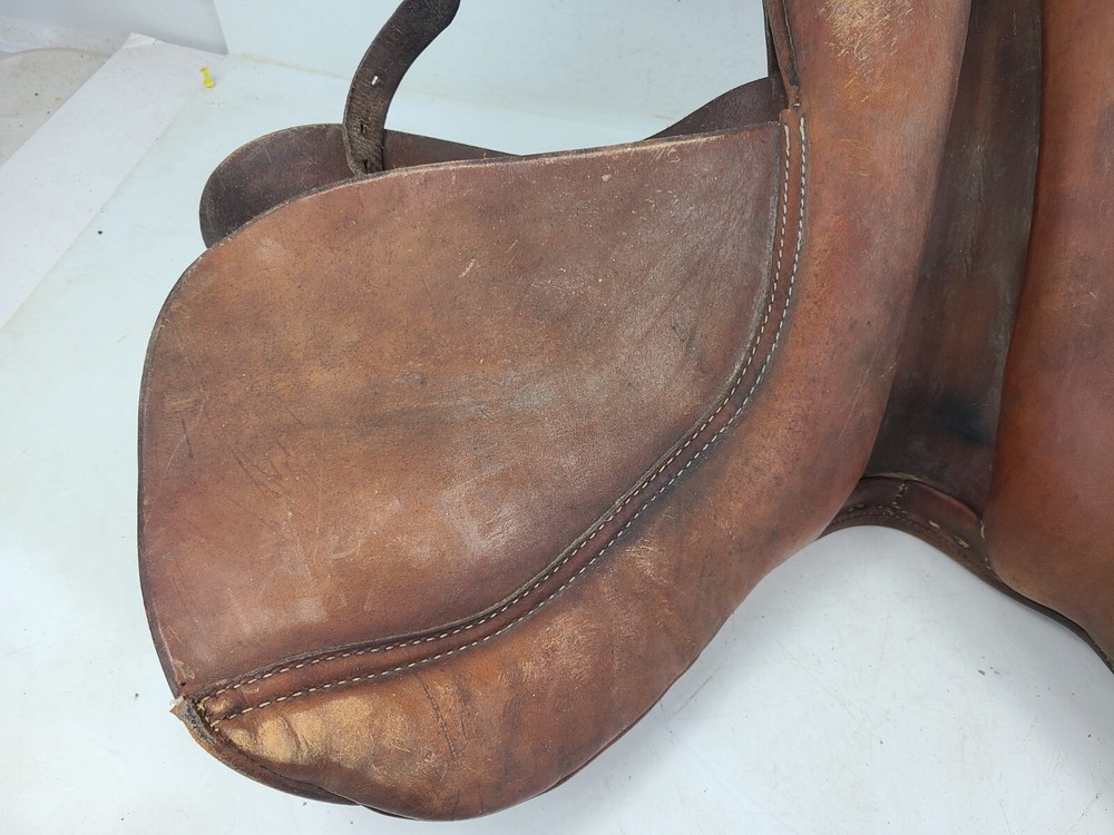 15” Crosby Brown Leather Horse Saddle