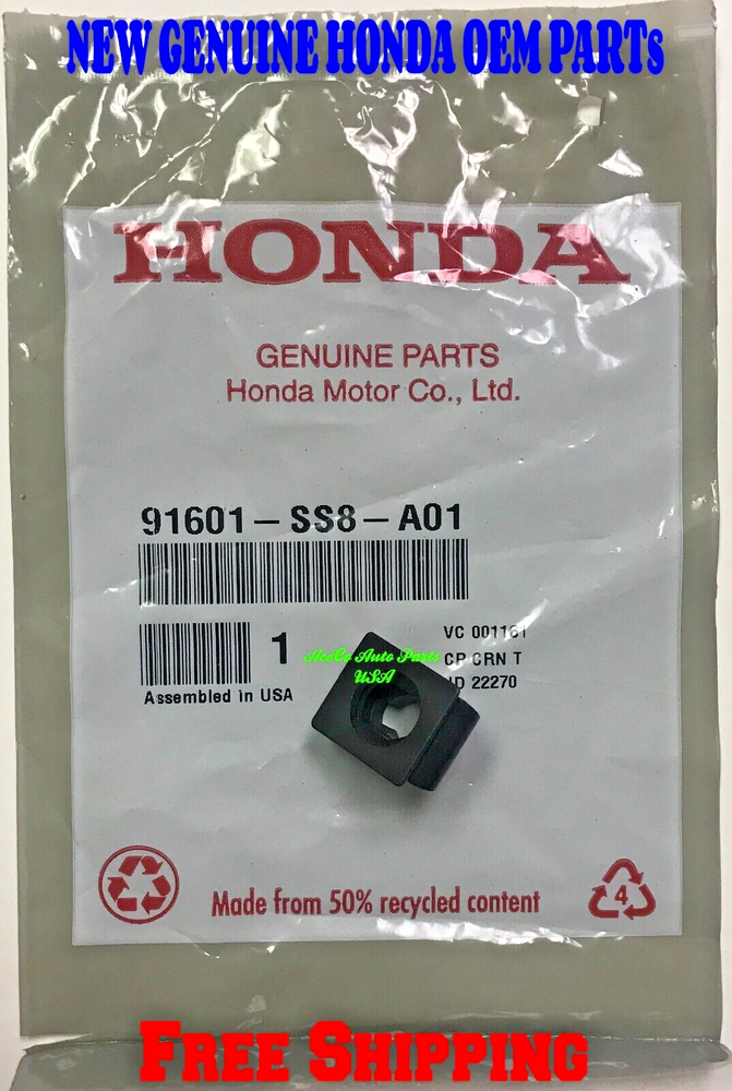 GENUINE ACURA MDX 01-13 Engine Cover Mounting Locking Stud+ Receptacle 2-PCS/PKG