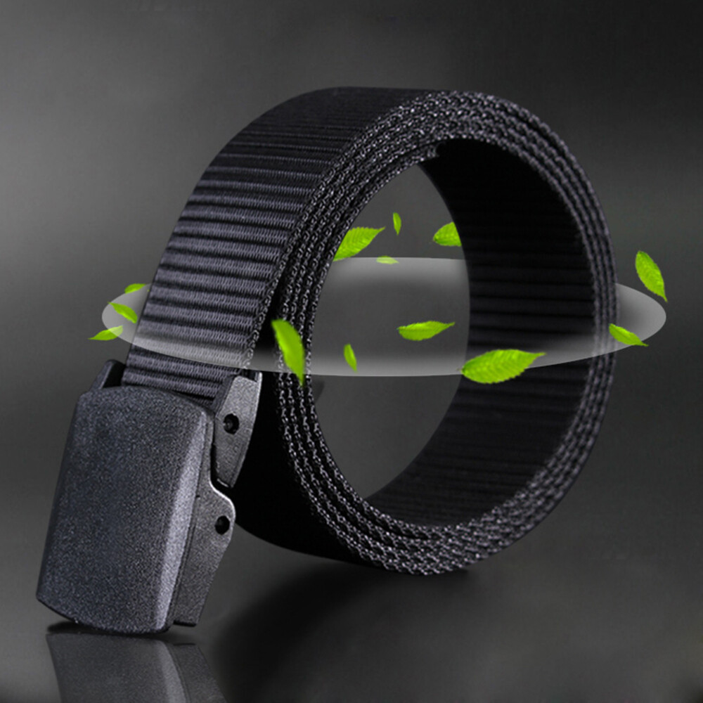 Nylon Belt for Man Airport-friendly Non-Metallic Automatic