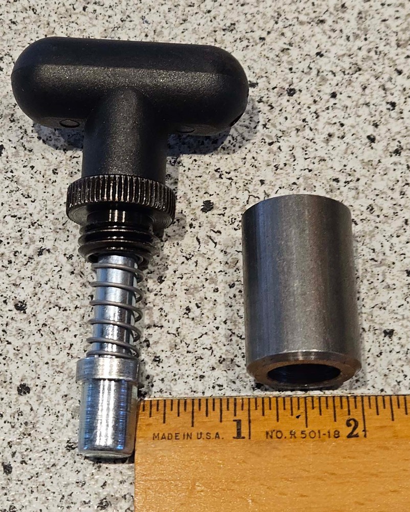 4 pcs. T Handle Steel Body Spring Loaded Pull Pop Pin 1/2"
