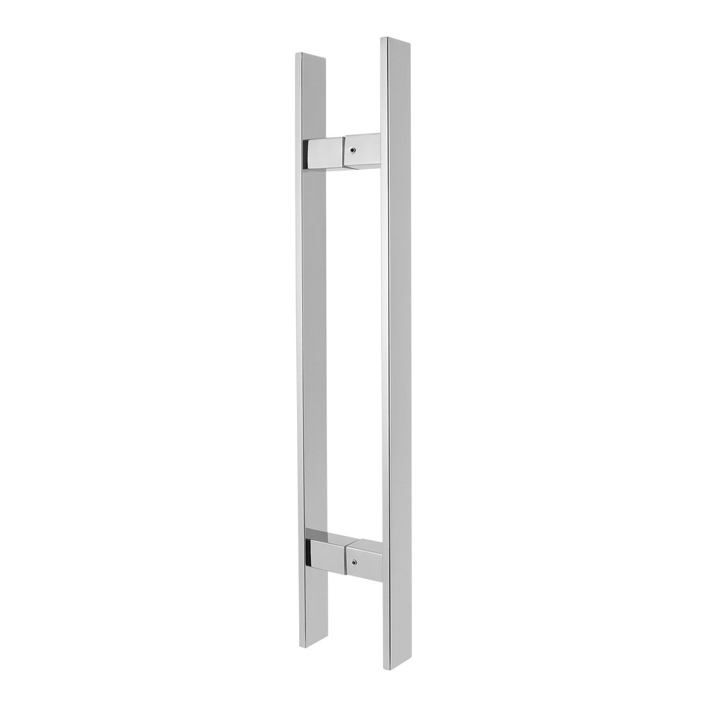 Stainless Steel Double Sided Push Pull Door Handle, H-shaped Door Pull Handle
