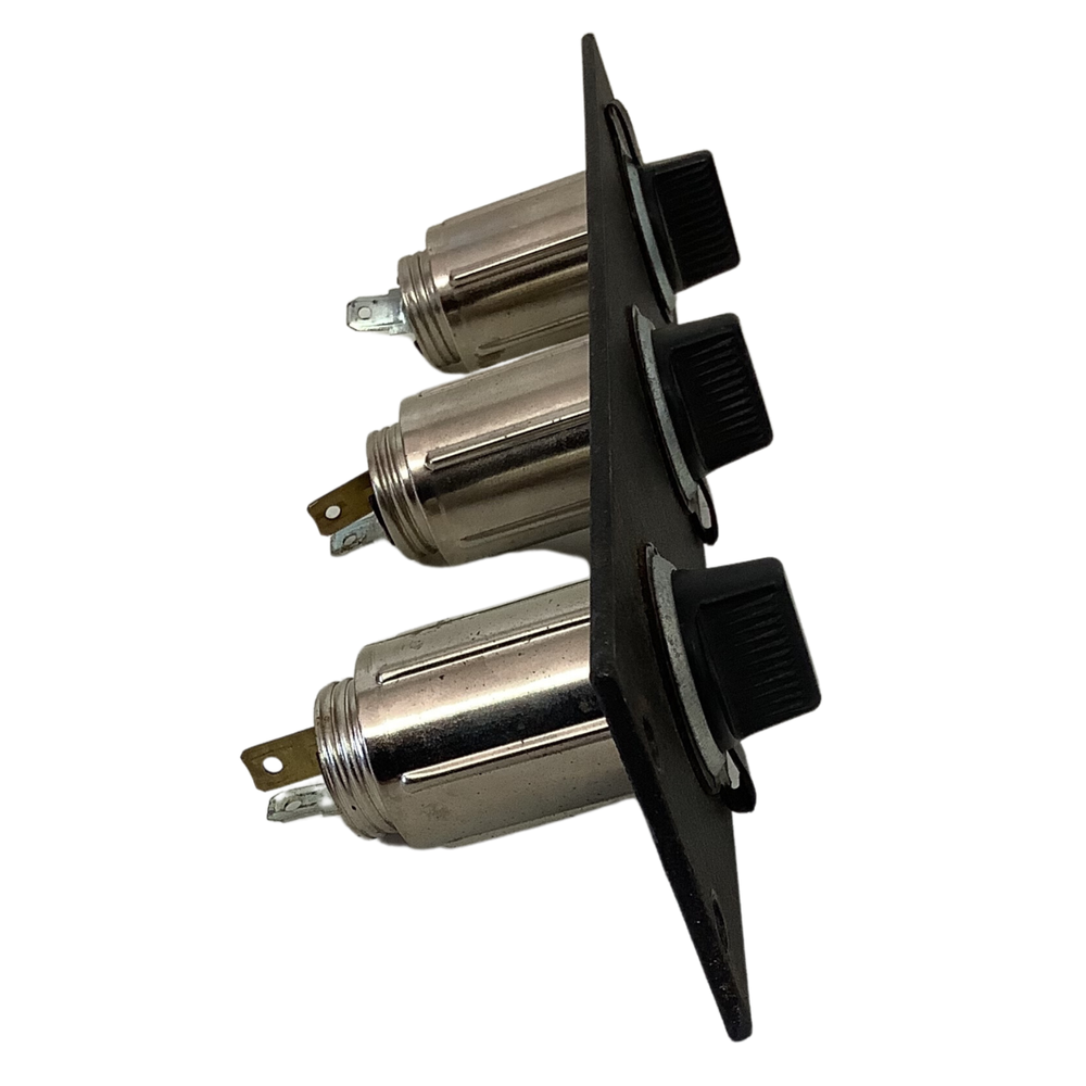 Police Center Console 12 Volt Multi Socket Outlet w/ Socket Covers #3