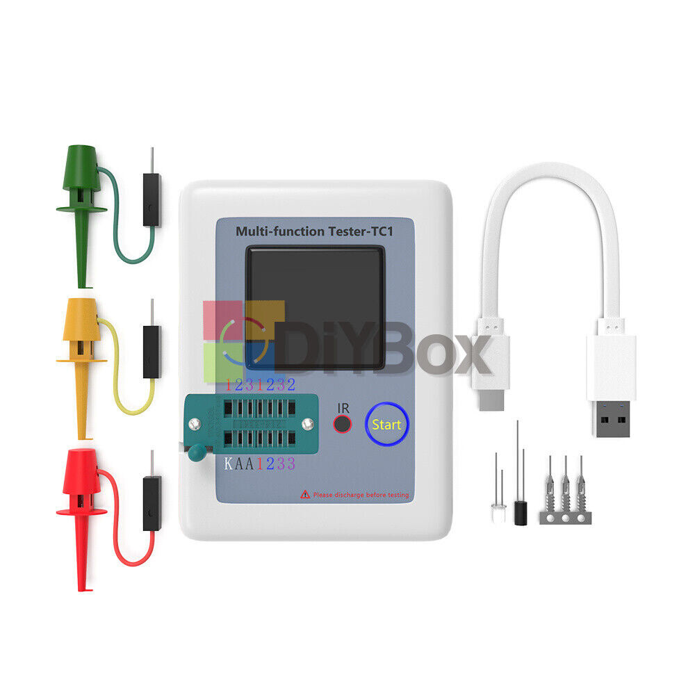 Upgrade LCR-TC1 LCR-TC2 Transistor Tester ESR Capacitance Meter Electronic