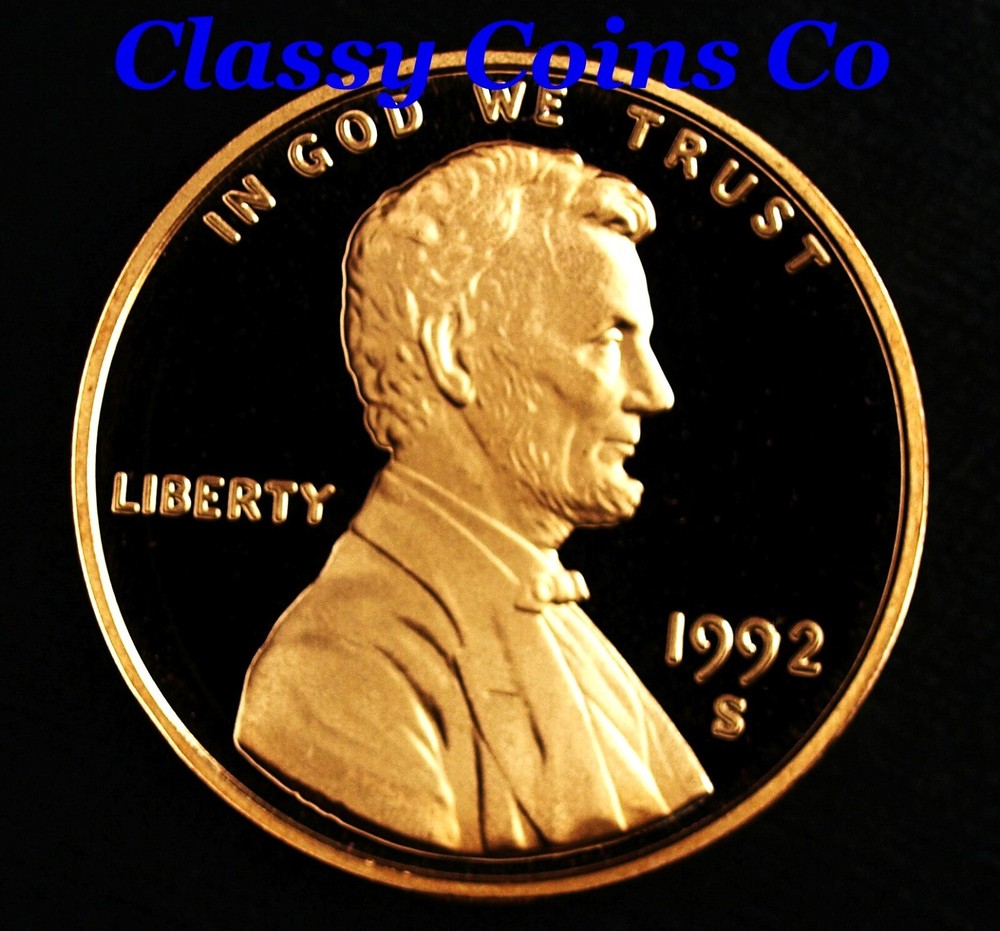 1992 S Proof Lincoln Cent ☆☆ Great For Sets ☆☆ Fresh From Proof Set ☆☆