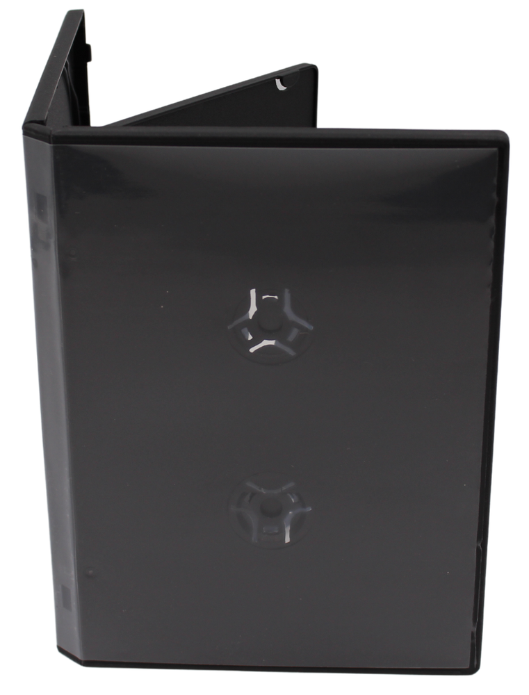 Standard Black DVD 6-disc Replacement Case 14mm Premium movie Storage Shell Case