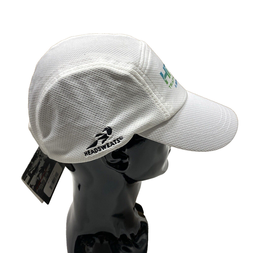 Hits Triathlon Series Men's OSFA Panel Hat Cap Strap Back White